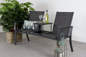 R&S Design Braga lig- en schommelbank 235x118cm