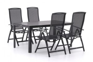 R&S Design CapriCaluso 160cm dining tuinset 5-delig verstelbaar