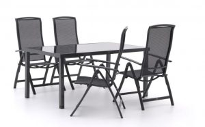 R&S Design CapriCaluso 160cm dining tuinset 5-delig verstelbaar