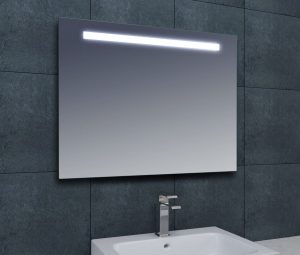 Badkamerspiegel Ambi 60x60cm Geintegreerde LED Verlichting Verwarming Anti Condens Lichtschakelaar