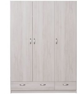 True Furniture Siem 23R - Kledingkast - White wash
