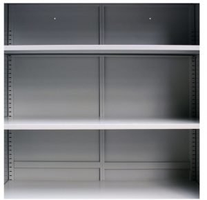vidaXL Kantoorkast met 2 deuren staal 90x40x180 cm grijs