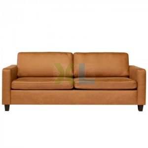 Loungebank Swing chaise longue rechts | stof Missouri cognac 03 | 2,08 x 1,36 mtr breed