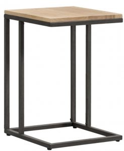Bijzettafel Vancouver - grijs eiken - 58x43x38 cm