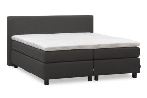 boxspring Arendal Kvadrat vlak met gestoffeerd matras