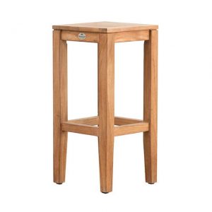 Barkruk Bongo - 35x35cm Teak - Fonteyn Collectie