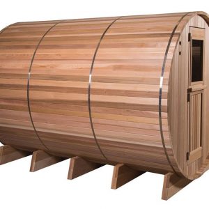 Barrel Sauna Rustic Grandview 7+3 - Fonteyn