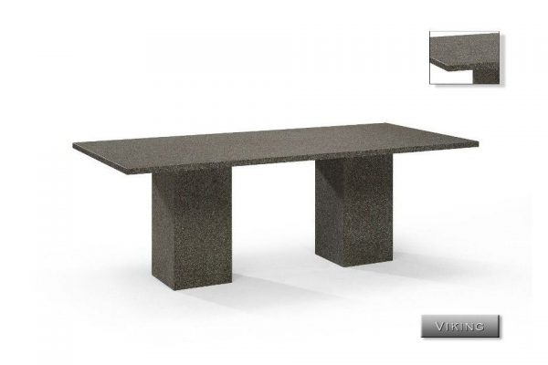 Nvt Eettafel-Tuintafel 200 x 100 cm Viking - 3 cm - Natuursteen - Studio 20