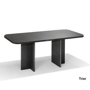 Nvt Eettafel-Tuintafel 220 x 100 cm Trier - Natuursteen - Studio 20