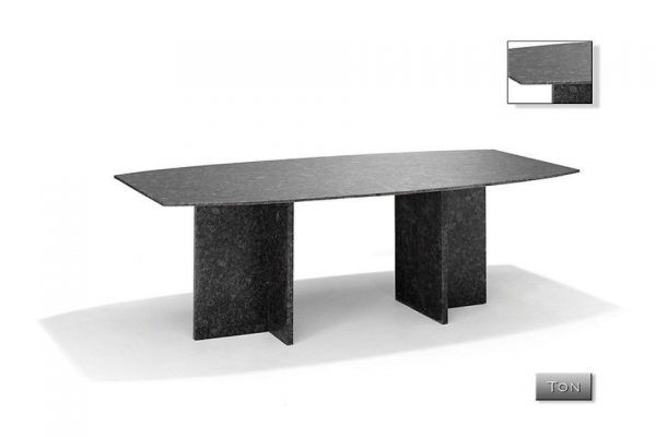 Nvt Eettafel-Tuintafel 220 x 110 cm Ton - Natuursteen - Studio 20