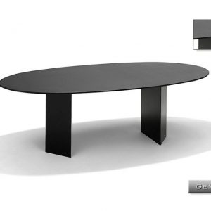 Nvt Eettafel-Tuintafel 240 x 120 x 75 cm Genua - Natuursteen - Pearl Grey Satinado - Studio 20