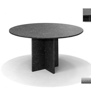 Nvt Eettafel-Tuintafel Rond 140 Ø cm Jutland - Natuursteen - Studio 20