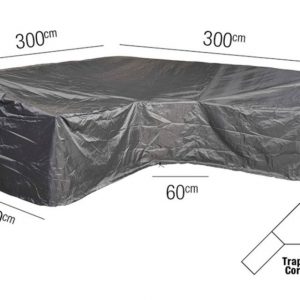 Platinum Loungesethoes L Trapeze 300 x 300 x 90 x 65(H)-90(HB) cm AeroCover