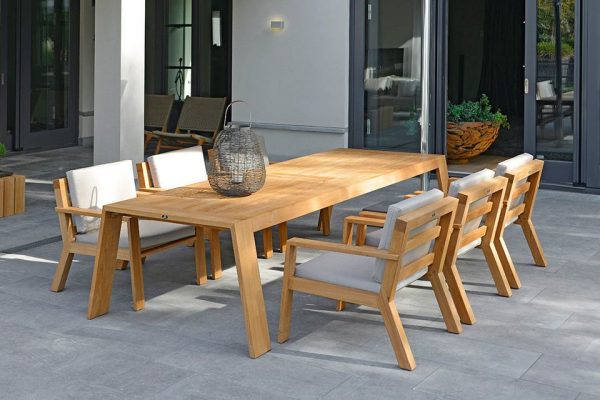 Low Diningset Viking Teak Borek