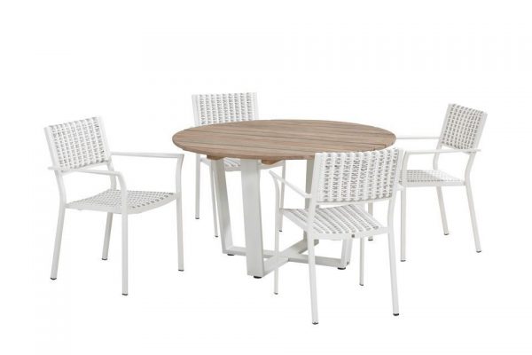 Tuinset Piazza White-Latte 4 Seasons Outdoor