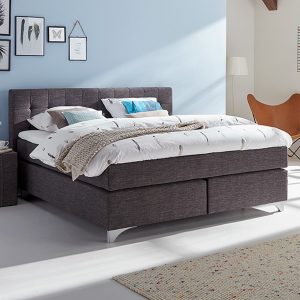 Boxspring Farini Vlak Met Gestoffeerd Matras