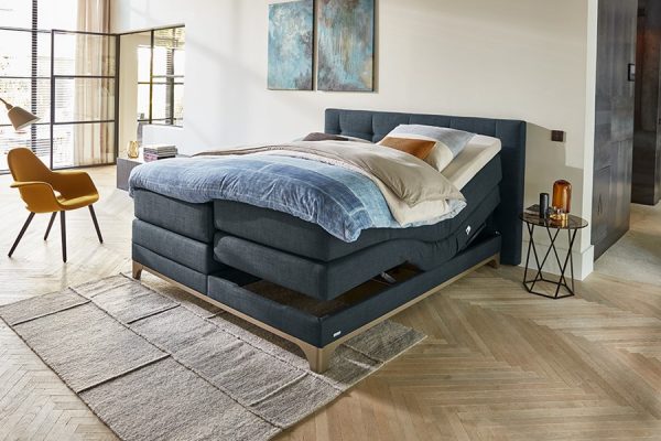 Boxspring Ultimate Luxury Verstelbaar Met Slow Motion 4 Gestoffeerd