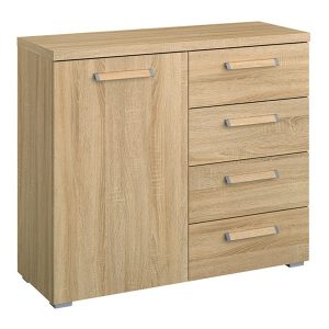 Commode Elba Met 4 Laden En 1 Deur