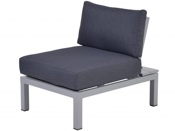 Annabella middenelement aluminium antraciet