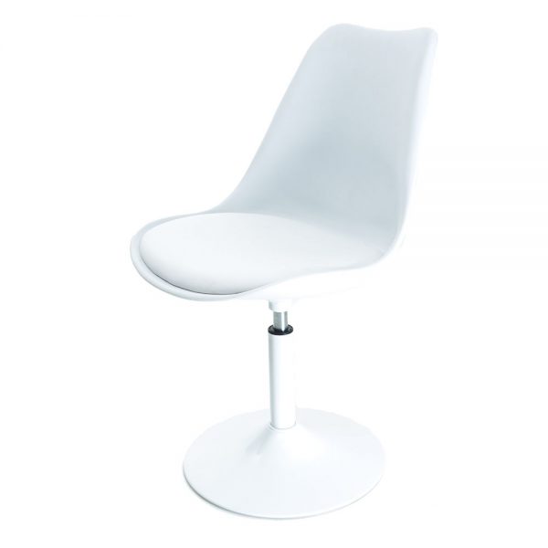 Essence Fuerta stoel - Draaibare bureaustoel - kuipstoel ? ronde voet - Scandinavisch - als Tulip, Viva, Tenzo en Tequila
