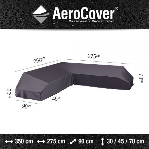 Platform loungesethoes 350X275x90xH30/45/70 cm Rechts - Aerocover