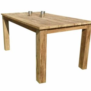 Old Java dining tuintafel 240x100xH77,5 cm teak B keuze