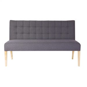 Woood Eetkamerbank 'Tijmen' 156 cm, kleur cool grey