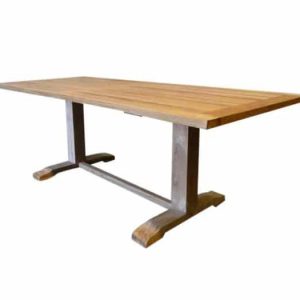 Geneva dining tuintafel 220x100xH77,5 cm rechthoek teakhout