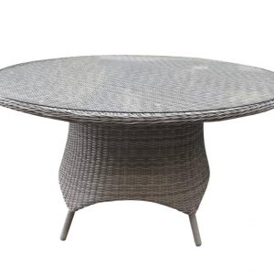 Riccione dining tuintafel 150 cm wit grijs