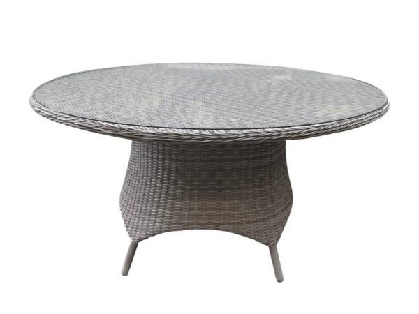 Riccione dining tuintafel 150 cm wit grijs