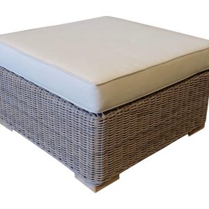 Tenerife hocker earth grey + sand