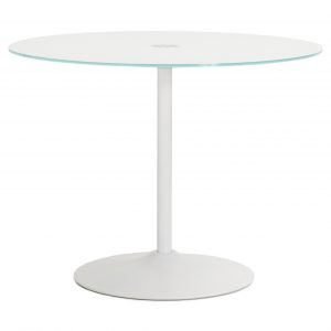 Kokoon Design Ronde Eettafel 'Bloma', kleur Wit