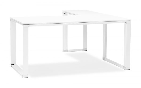 Kokoon Design hoekbureau 'Warner', maat 160 x 170 cm, kleur Wit