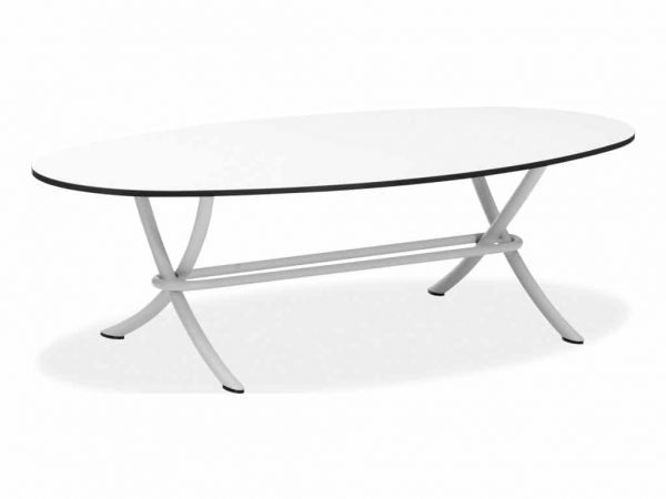 Match tafel 130x70x45 grey + slimtop