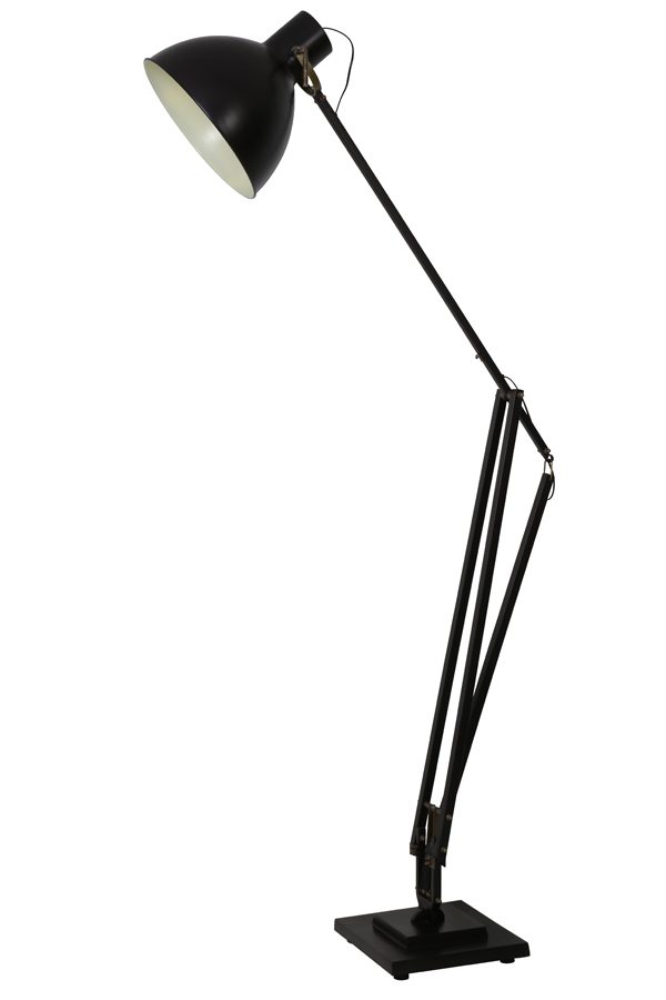 Light & Living Vloerlamp 'Ewout', zwart met brons