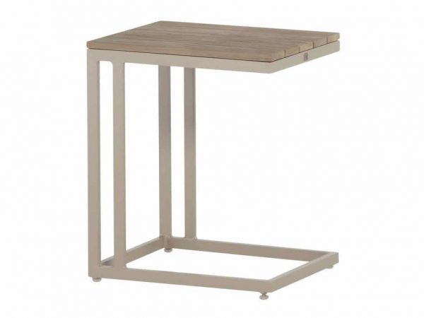 Icon dining tuintafel 240x100x75H cm teak antraciet