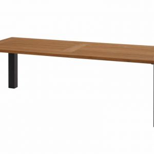 Union dining tuintafel 240x95xH75 cm teak antraciet aluminium