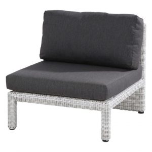 Ibiza hocker natural kobo grey + royal dark grey