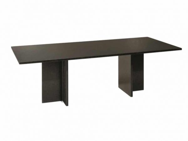 Turijn dining tuintafel 160x90xH75cm graniet pearl black satinado