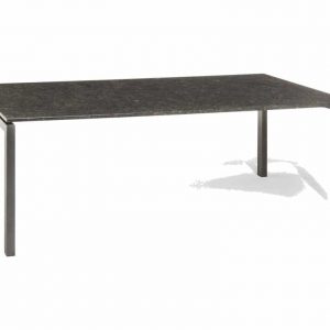 Bergamo dining tuintafel  220x90x75 cm 2 cm graniet pearl black satinado