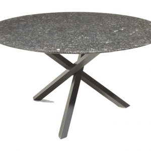 Gigi dining tuintafel 140 cm 2 cm graniet silver waves