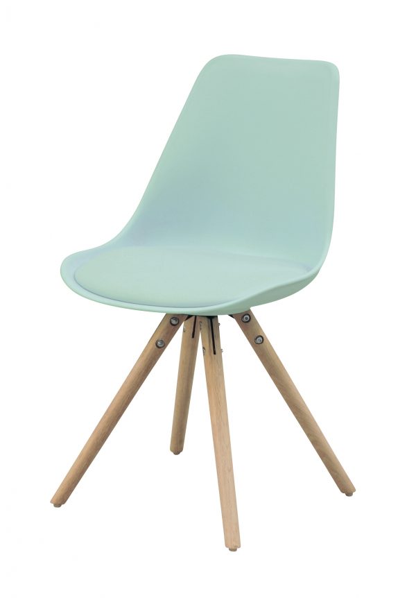 Essence Legno Pastel kuipstoel - Houten onderstel - Scandinavisch ? design - als Luuk, Interstil Woody, Tryck, Jens