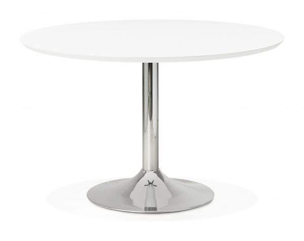 Kokoon Design Eettafel 'Bleta 120', kleur Wit