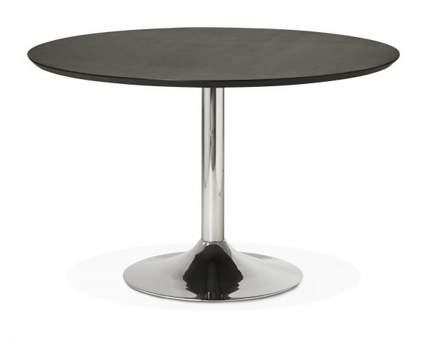 Kokoon Design Eettafel 'Bleta 120', kleur Zwart