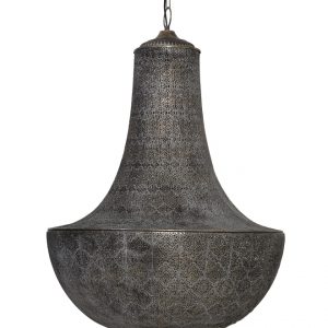 Light & Living Hanglamp 'Keladi' 3-Lamps, bruin goud