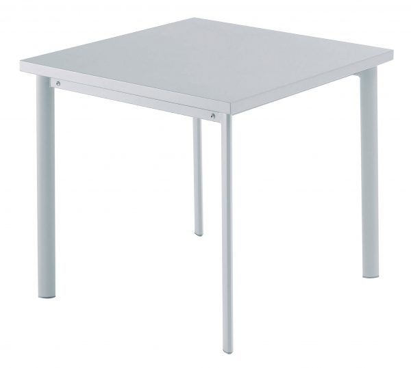 Emu Star Square tafel aluminium 70x70