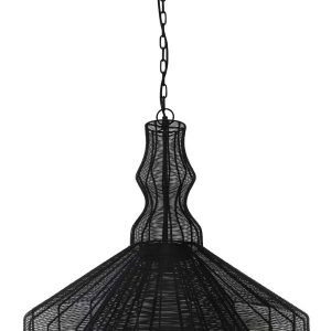 Light & Living Hanglamp 'Alarice' 72cm, zwart