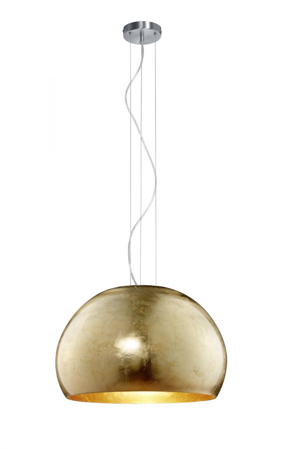 TRIO Hanglamp 'Ontario' 51cm, kleur Goud