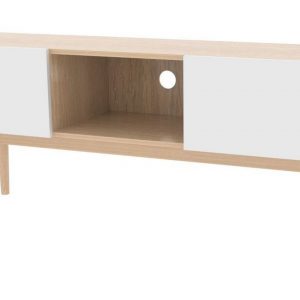 Interstil TV-meubel 'Bergen' 150cm, kleur eiken/wit