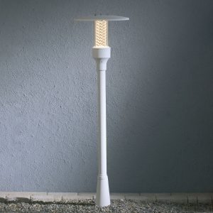 Konstsmide Buitenlamp 'Nova' Staande lamp, 118cm, GU10 / 230V, kleur Wit